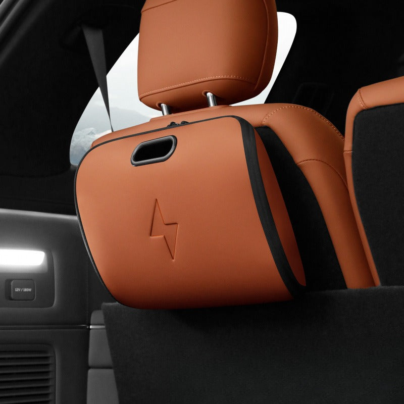 Leather EV Charging Cable Storage Bag