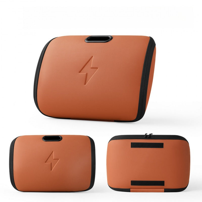 Leather EV Charging Cable Storage Bag