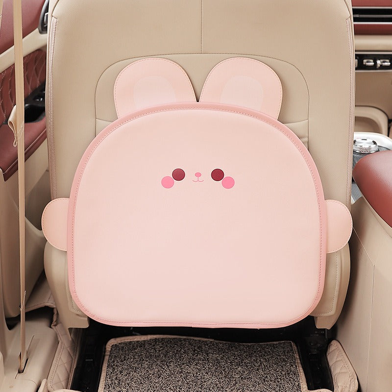 Cartoon Car Seat Back Kick Mat