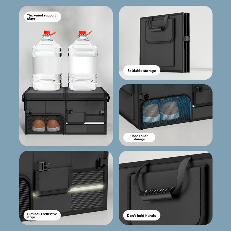 Foldable Car Trunk Organizer | Multi-Purpose Storage Box